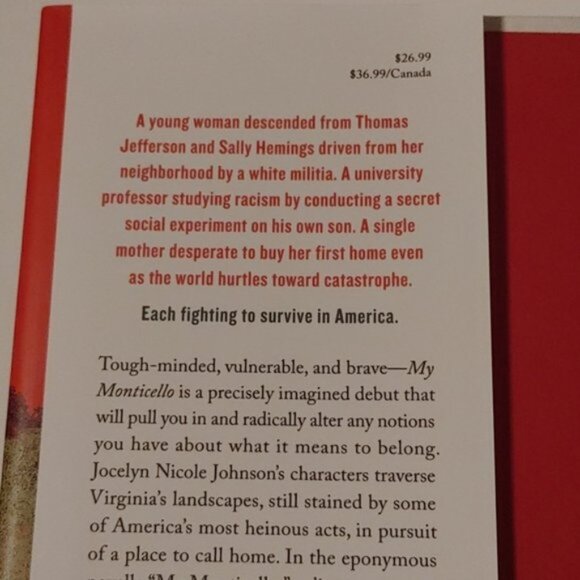 3/$13 My Monticello by Jocelyn Nicole Johnson 2021 adult novel book - Picture 8 of 10